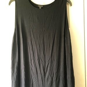 J JILL Women Size 3X Black Tank Top